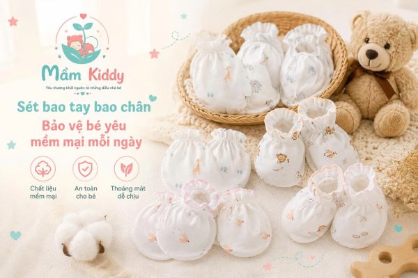 Set Bao Tay Bao Chân Sơ Sinh