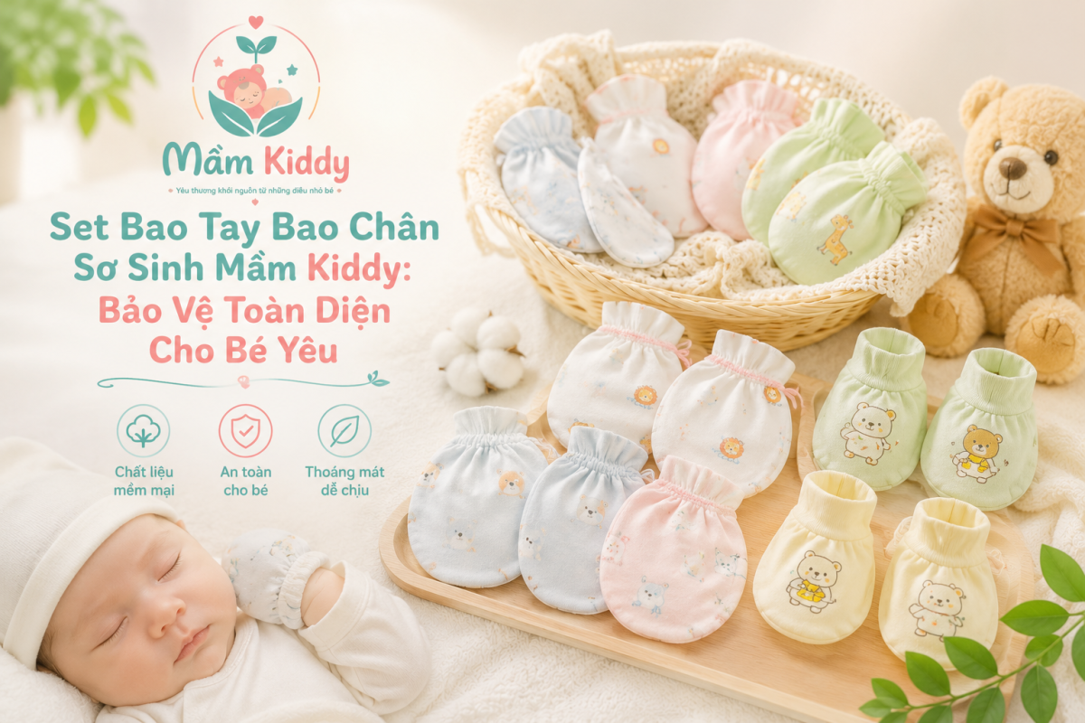 Set Bao Tay Bao Chân Sơ Sinh