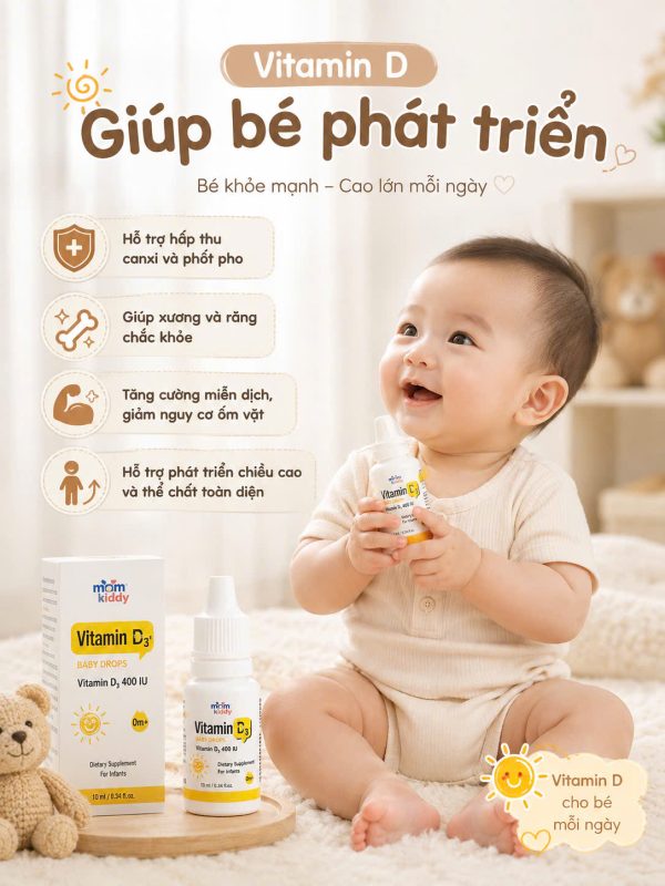 vitamin d cho trẻ sơ sinh uống khi nào